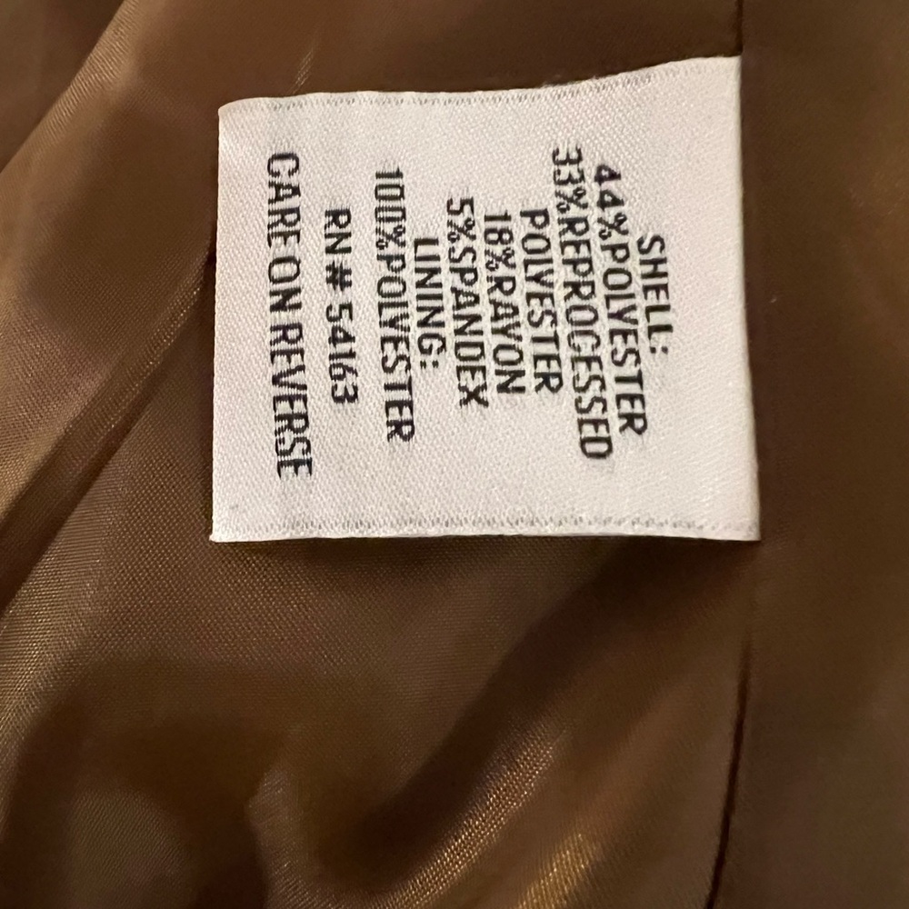 Tommy Hilfiger Women's Camel Blazer - Picture 8 of 9